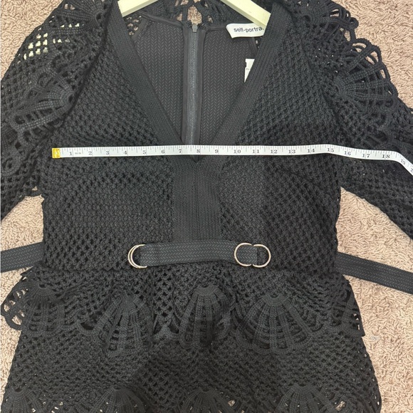 Black Self -Portrait Sweater Shirt - Picture 6 of 9